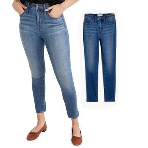 Madewell Curvy High-Rise Skinny Crop Jeans in Lander Wash